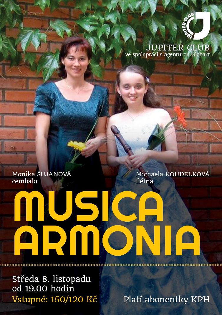 Půvabné dámy z barokního dua Musica Armonia VE STŘEDU 8.11. v Meziříčí