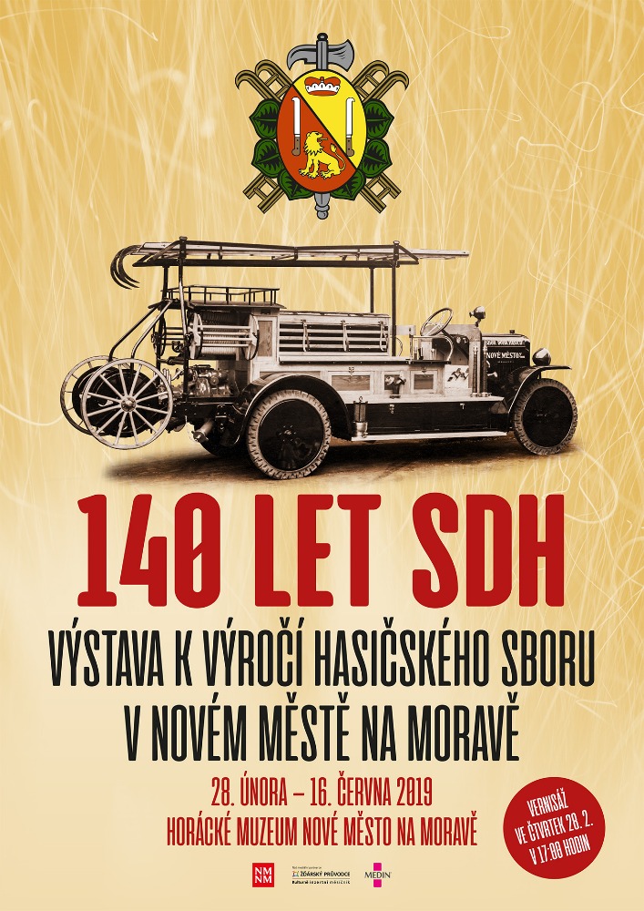 Vernisáž výstavy ke 140 výročí založení hasičského sboru v Novém Městě na Moravě