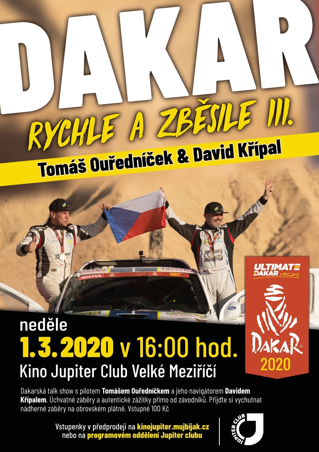 Pozvánka na vyprávění o letošním Dakaru