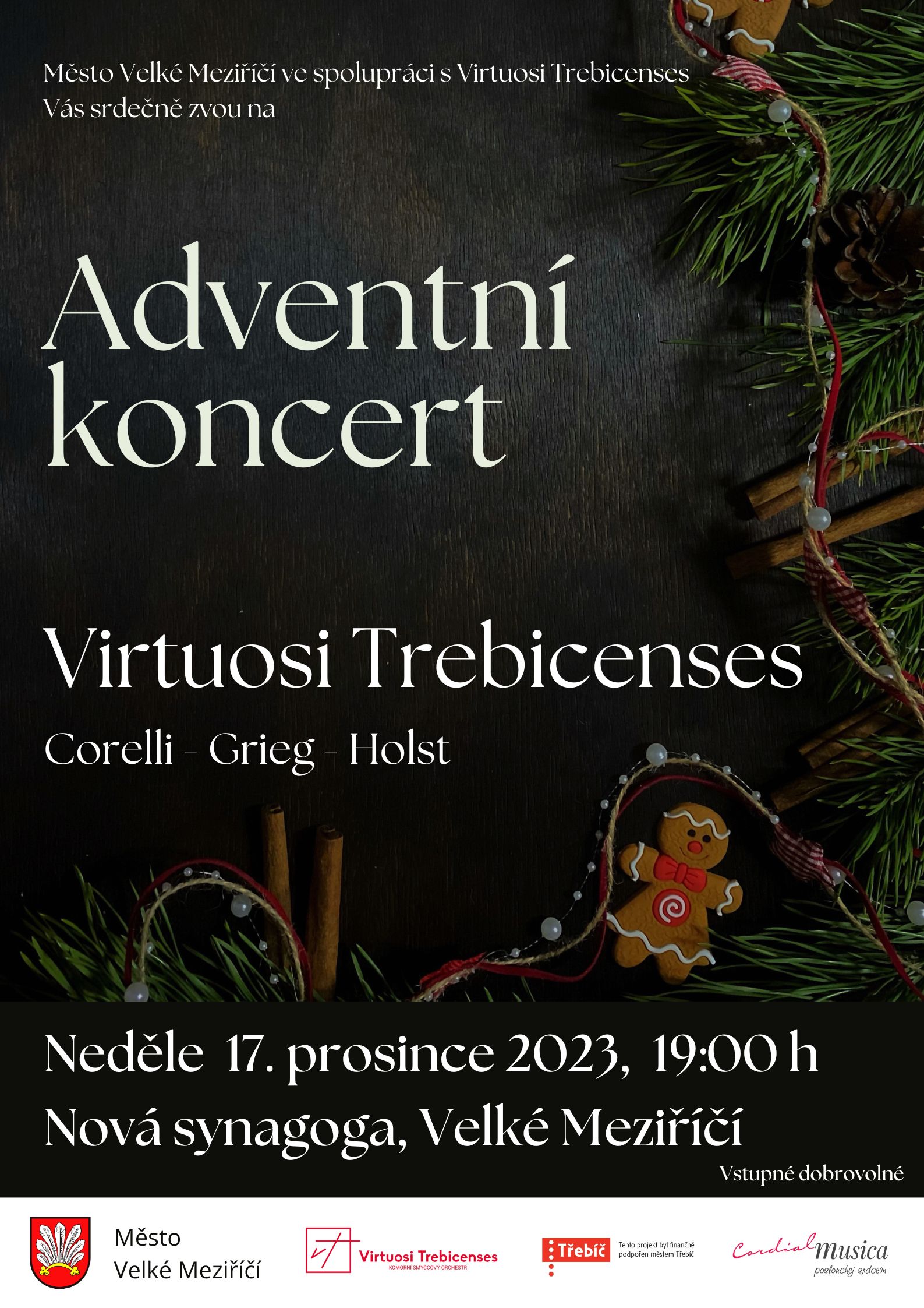 Adventní koncert Virtuosi Trebicenses v Nové Synagoze