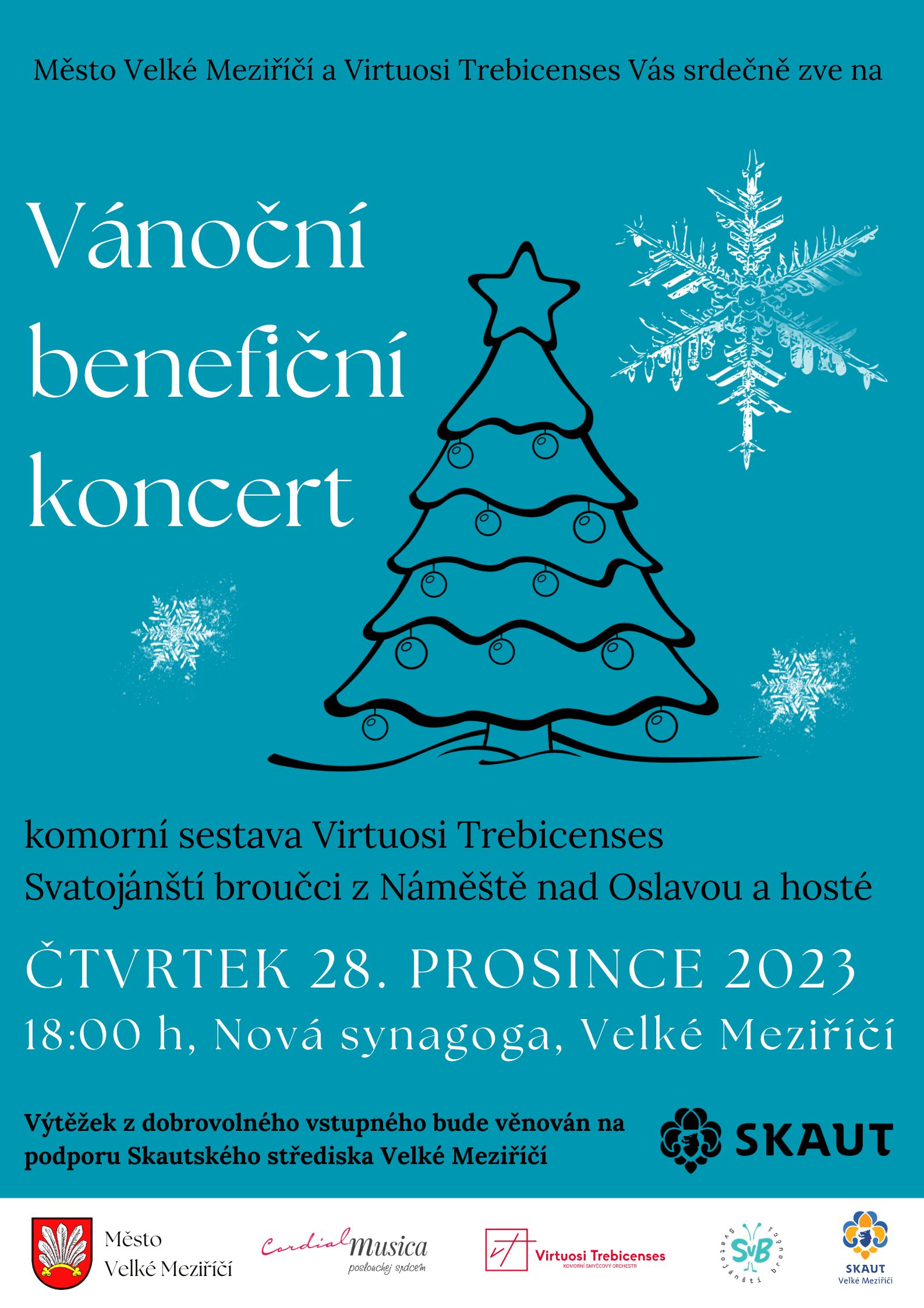 Vánoční benefiční koncert pro Skauty ve Velkém Meziříčí