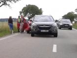 Díky nehodě na dálnici D1 byl i zvýšený provoz na silnici II/602 a i zde došlo kolem 10 hodiny k nehodě.