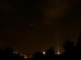 Pozorování padajících hvězd - Perseidů na Meziříčím v noci komplikovala oblačnost a značný světelný smog z města.