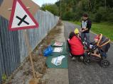 Ve čtvrtek odpoledne na cyklostezce do Mostišť probíhala akce pro rodiny s dětmi VE MĚSTĚ BEZ AUT v rámci Evropského týdne mobility.