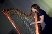 Luteránským gymnáziem se nesly lahodné tóny málo vídaného a slyšeného nástroje. Na královskou harfu zahrála talentovaná Pavla Kopecká.
