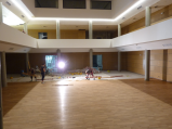 Ve novém velkém sále Jupiter clubu už dokončují podlahy.