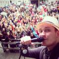 Voxelovo selfie s diváky na koncertu Muzikanti dětem.