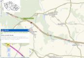 Hromadná nehoda 4 aut (3xOA a dodávka) na dálnici D1 u Jihlavy (směr Brno). Levý jízdní pruh uzavřen.