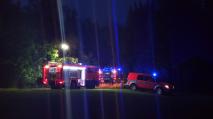 Požár lesa nad restaurací MCDonalds zaměstnal ve čtvrtek večer několik jednotek hasičů.