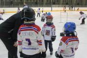 Na třicítku dětí si dnes na zimním stadionu vyzkoušelo akci Pojď hrát hokej v rámci Týdne hokeje.
