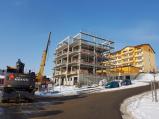 Building na Hliništích staví novou bytovku.