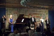 Moravské klavírní trio a operní hosté na novoročním koncertě v Jupiter clubu.