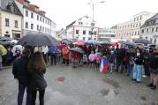 Velké Meziříčí se v úterý večer přidalo k demonstracím v dalších 220 městech v celé ČR. Spolek Milion chvilek pro demokracii pozval naše občany na náměstí, aby vyjádřili svou nespokojenost se změnami v justici a premiérem Andrejem Babišem.