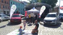 Na náměstí se dnes koná prezentace nového vozu Škoda Kamiq. Přijít prohlédnout si ho a s dětmi soutěžit může každý.