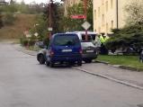 Policie ČR vyšetřuje nehodu u křižovatky ulic Nad Gymnáziem a Kolmá.