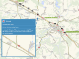 Dopravní nehoda na D1 na 139,5 km. Tvoří se kolona.