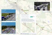 Dopravní nehoda dvou osobních automobilů na dálnici D1 na 152 km ve směru na Brno.