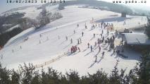Na svahu Fajtova kopce panují ideální podmínky pro lyžování.