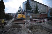 Rekonstrukce kanalizace na křižovatce Krškova - Ve Vilách. Více foto na našem Facebooku.