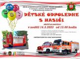 Hasiči vás srdečně zvou na Dětské odpoledne na hřišti za hasičkou ve Velkém Meziříčí. Již v neděli 14. května od 13.00 hodin.