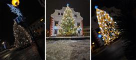 Netradiční pohled na adventní náměstí ve Velkém Meziříčí. Všechny fotografie na našem FACEBOOKU.