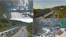 Od dálničního exitu 141 VM západ směrem na Prahu probíhají práce na opravě CB desek v pravém jízdním pruhu. Tvoří se dlouhá kolona až za exit 146 VM východ.