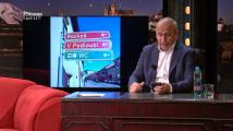 Velké Meziříčí opět na TV PRIMA. Tentokrát v Show Jana Krause. Tuto fotografii okomentoval slovy: "Tohle je dobrá směrovka. Rozkoš, V Podloubí, WC. Všechno pohromadě."