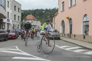 Cyklotour na kole dětem Nadačního fondu Josefa Zimovčáka zakončila nejdelší letošní etapu před 18 hodinou příjezdem do Velkého Meziříčí.
