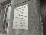 Ordinační doba a tel. kontakt do nové ordinace MUDr. Dana Blahy.