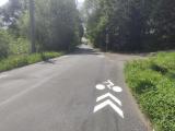 Na Uhřínovské obnovili značení výskytu cyklistů. 