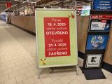 O následujících velikonočních svátcích má většina velkých obchodů otevřeno kromě Velikonočního pondělí. Výjimkou je PENNY, kde mají zavřeno i na velikonoční neděli.