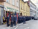 Hasiči se sešli na mši u příležitosti svátku sv. Floriána.