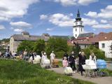 V pořadí třetí setkání historických a retro kočárků se v sobotu konalo ve Velké Meziříčí.