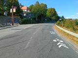 Komunikace z Mostišť do Vídně je již označena piktogramy pro cyklisty.