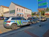 Dopravní nehoda tří vozidel na ulici Třebíčská.