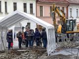 Velké Meziříčí navštívili ukrajinští starostové. Prohlédli si mimo jiné také jak probíhá rekonstrukce náměstí.