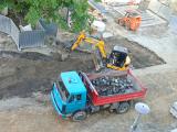 17.6.2026 - Práce v centru náměstí. Autor: -PV- Práce v centru náměstí.