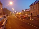 Na ulici Novosady již od pátečních večerních hodin je doprava svedena do jednoho jízdního pruhu. Omezení by mělo trvat do neděle 30. 1. 2011
