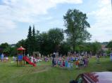 Školní rok zakončili v pátek odpoledne na zahradě MŠ Sportovní velkou párty pro děti.