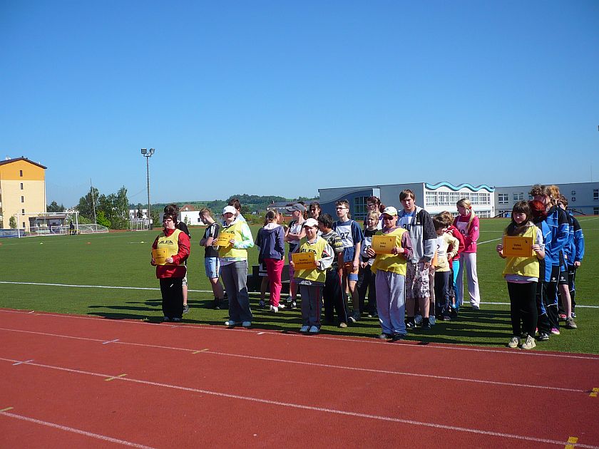 Okresního kola atletického čtyřboje žáků základních škol praktických a speciálních