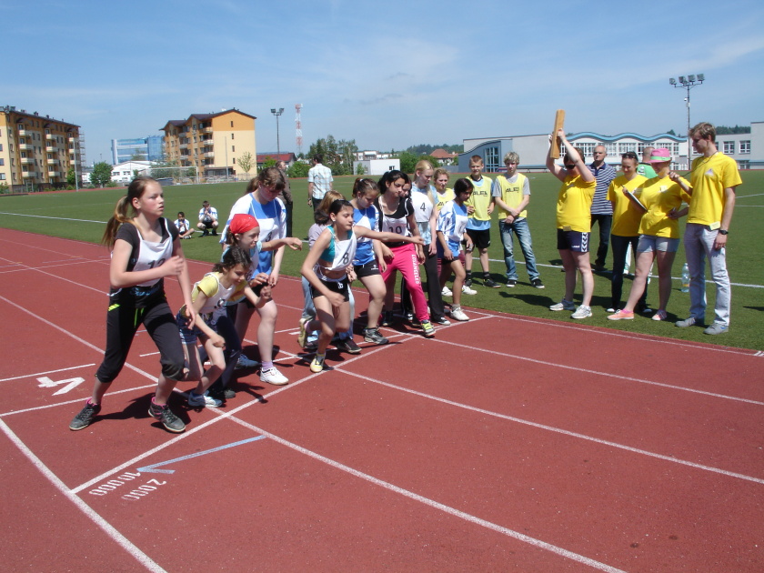 Atletický čtyřboj žáků základních škol praktických a speciálních foto: archiv školy.