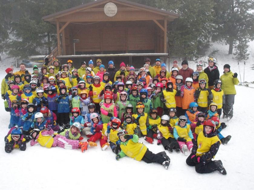 Na Fajťáku začala lyžařská škola