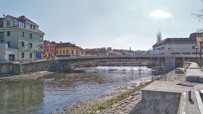 Most přes řeku Jihlavu v Třebíči bude otevřen 22. dubna