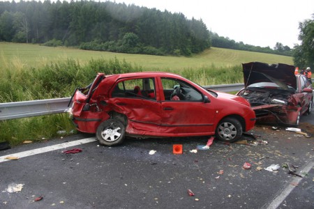 Dopravní nehoda s lehkým zraněním