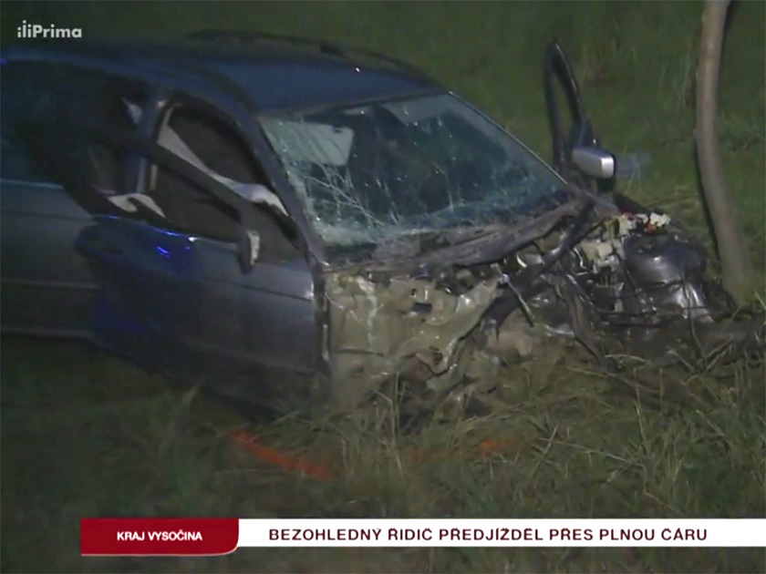 Řidič osobního automobilu BMW z páteční nehody byl vzat do vazby 