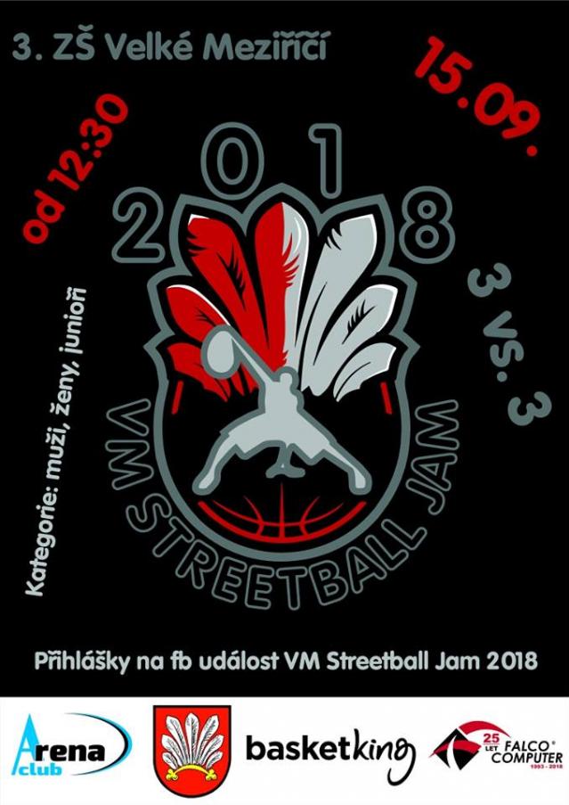 Na 15. září se chystá VM Streetball Jam
