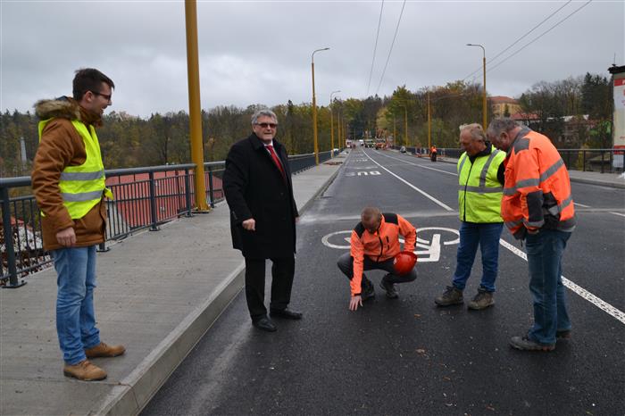 Kraj otevírá Brněnský most v centru Jihlavy na sinici II/602