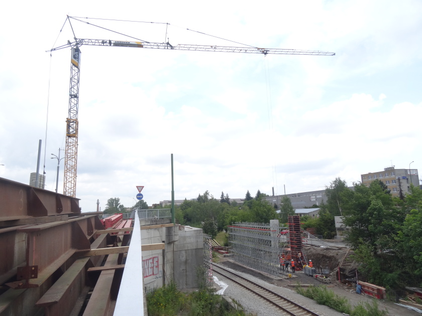 Stavba mostu v Třebíči je za třetinou plánovaných prací