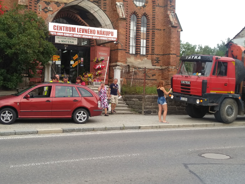 Dopravní nehoda na Novosadech