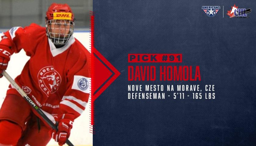Mladý hokejista z Velkého Meziříčí David Homola byl úspěšně draftován do kanadské juniorské soutěže 